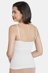 Zivame Girls Knit Cotton Camisole - Snow White — thumbnail 3